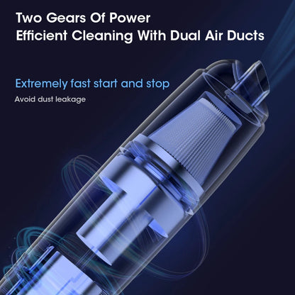 Mini Wireless Handheld Car Vacuum Cleaner Strong Suction Low Noise Convenient Portable Multi-Functional for Home and Car
